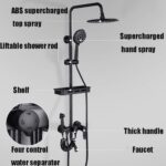 Shower Head Constant Temperature Set Gray Piano Keys All Copper Rain All Tiang Tekan Klasik Classic
