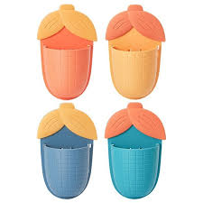 Holder Sikat Gigi Tempat Pasta Gigi Dispenser Odol Corn Rack Jagung / Rak Kamar Mandi Dapur Dinding Tempel 4PCS