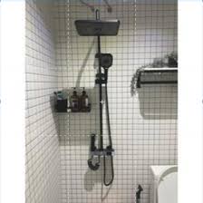 Shower Head Constant Temperature Set Gray Piano Keys All Copper Rain All Tiang Tekan Klasik Classic - Gambar 3