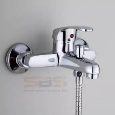 Kran Panas Dingin Keran Mixer Bathub Hot and Cool - Gambar 3