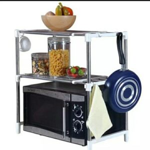 Rak Microwave Rak Oven Portable 2 Susun Dapur Serbaguna Storage Rack