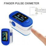 Original Oximeter Fingertip Pulse Oxymeter LK88 SpO2 LCD Alat Ukur Oksigen Darah