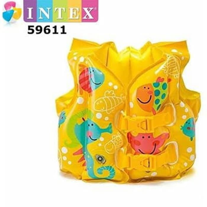 Baju Jaket Berenang / Rompi Anak / Pelampung Renang Anak Bayi / BABY SWIM VEST INTEX 59661 - Gambar 2