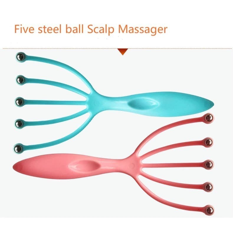 Alat Pijat Kepala Terapi Kulit Kepala Refleksi Head Scalp Massager / Pemijat Kepala Anti Pusing