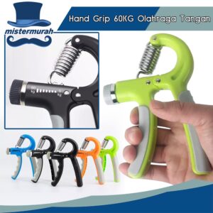 HandGrip Angkat Beban Alat Olahraga Otot Tangan Fitness Taffsport Adjustable Hand Grip 5-60 KG