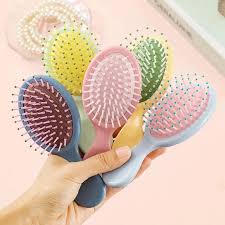 SISIR RAMBUT ANAK ANTI KUSUT PREMIUM / SISIR ANTI RONTOK WANITA / SISIR RAMBUT PIJAT ANAK BAYI BAHAN ABS SILIKON / HAIR BRUSH KIDS COMB