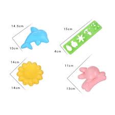 Cetakan Nasi Bento Set Bentuk Kartun Kelinci Lumba-Lumba Set isi 4pcs - Gambar 3