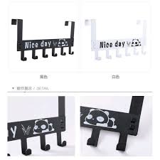 Gantungan Baju Belakang Pintu Minimalis Hook Nice Day Tanpa Paku 6 kait Serbaguna Niceday