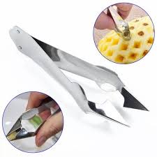 Alat Kupas Capit Capitan Mata Nanas Pencabut Pencabit Stainless Steel Pineapple Eye Remover peeler
