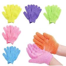Sarung Tangan Mandi Multfifungsi Spon Bath Glove Body Scrub Spons Shower Pembersih Daki / Sarung Tangan Scrub - Gambar 7