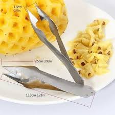 Alat Kupas Capit Capitan Mata Nanas Pencabut Pencabit Stainless Steel Pineapple Eye Remover peeler - Gambar 3