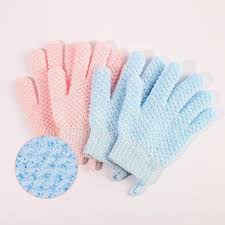 Sarung Tangan Mandi Bath Glove Body Scrub Shower Spons Pembersih Daki Sabun - Gambar 4