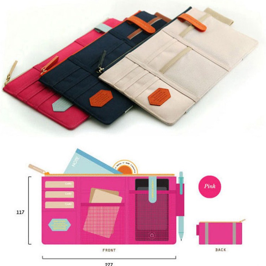 Sunvisor Mobil / Car Organizer Tempat Kartu eToll Emoney / Tempat Tisu Kacamata Mobil / Sun Visor Car Tissue Box - Gambar 2