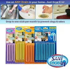 SANI Stick Alat Pembersih Wastafel Anti Mampet Pewangi Saluran Air Pipa Wastafel Drain WC Toilet Sani Sticks