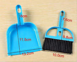 Duspan Sapu Pengki Mini Set Mobil Serbaguna Dustpan Sapu Keyboard Meja - Gambar 5