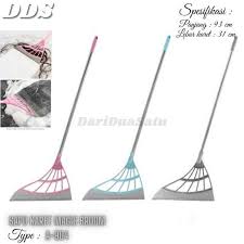 Sapu Lantai Karet Ajaib Magic Broom Dorongan Serokan Air Pel Multifungsi / Wiper Kaca Lantai Korea - Gambar 3
