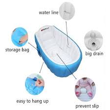 TEMPAT BAK MANDI BAYI INTIME BALON POMPA - BABY BATH TUB - BABY SET BATH - Gambar 5