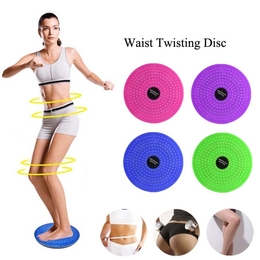 Waist Twisting Magnetic Jogging Body Plate Trimmer / Piringan Senam Pelangsing Tubuh Badan / Alat Olahraga Fitness Pengecil Perut / AB Twister Board - Gambar 2