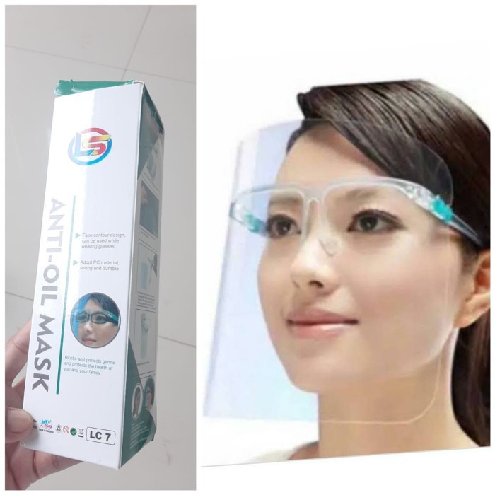 FACE SHIELD NAGITA MIKA TEBAL BENING FACESHIELD KACAMATA PELINDUNG WAJAH COVID APD MEDIS - Gambar 2