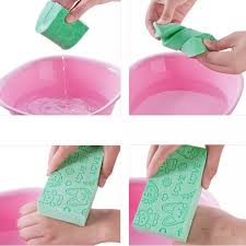 Spons Daki Busa Spon Mandi Shower Sponge Sikat Pembersih Kotoran Badan - Gambar 5