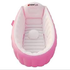 TEMPAT BAK MANDI BAYI INTIME BALON POMPA - BABY BATH TUB - BABY SET BATH - Gambar 3