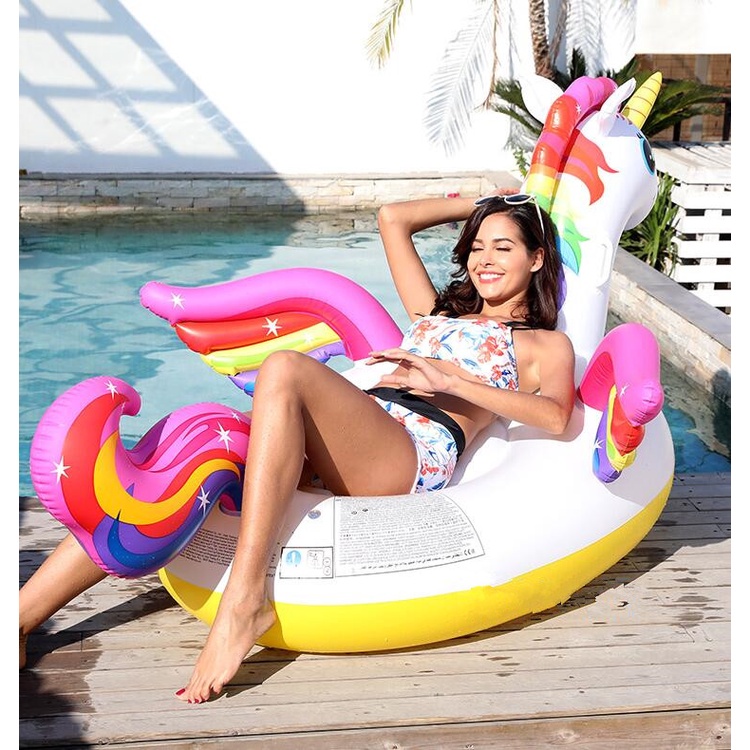 (BIG SIZE) Pelampung Renang Anak / Balon Ban Renang Dewasa INTEX Unicorn RIDE ON Intex 57561