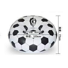 SOFA ANGIN INTIME JUMBO BASKET BOLA KURSI SANTAI TIUP SOCCER AIR SOFA BED CHAIR BALLOON - Gambar 4