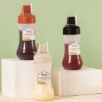 Botol Kecap Tempat Saus Sambal Minyak 350ML Botol  Penyimpanan Serbaguna Bahan Plastik  Lima Lubang