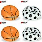 SOFA ANGIN INTIME JUMBO BASKET BOLA KURSI SANTAI TIUP SOCCER AIR SOFA BED CHAIR BALLOON