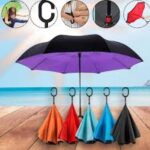 PAYUNG TERBALIK GEN 2 BESAR / PAYUNG KAZBRELLA MOBIL HUJAN REVERSE UMBRELLA GAGANG C VERSI TERBARU