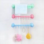 GANTUNGAN DINDING KAMAR MANDI VACUM 6 IN 1 SUDUT HOOK SUCTION GANTUNGAN VACUUM TOILET WC DAPUR