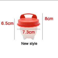 WADAH SILIKON MEREBUS TELUR ISI 6 PCS ALAT CETAKAN TELOR REBUS / EGG BOILER BOIL - Gambar 4