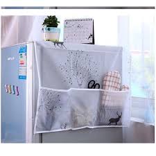 Taplak Kulkas Waterproof Sarung Kulkas Cover Kulkas Storage Pouch Penutup Pengaman Tutup Kulkas - Gambar 6