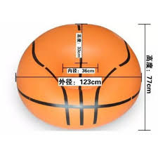 SOFA ANGIN INTIME JUMBO BASKET BOLA KURSI SANTAI TIUP SOCCER AIR SOFA BED CHAIR BALLOON - Gambar 3