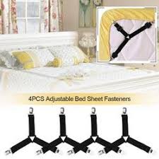 ISI 4 PCS Penjepit Sprei Sudut Kasur / Pengait Sprei Pengunci Seprei Jepitan Besi / BED SHEET GRIPS - Gambar 6