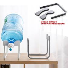 BONUS KRAN -Rak Kaki Galon Air Mineral Holder Galon Rak Dudukan Galon / Stand Aqua Tempat Air Minum / Rak kaki galon air dudukan galon dengan kran - Gambar 4